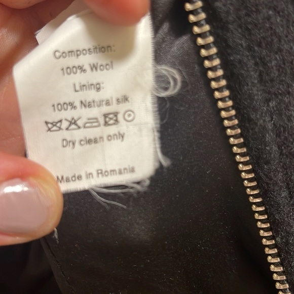 schrotter sack wool and silk jacket - Picture 3 of 5